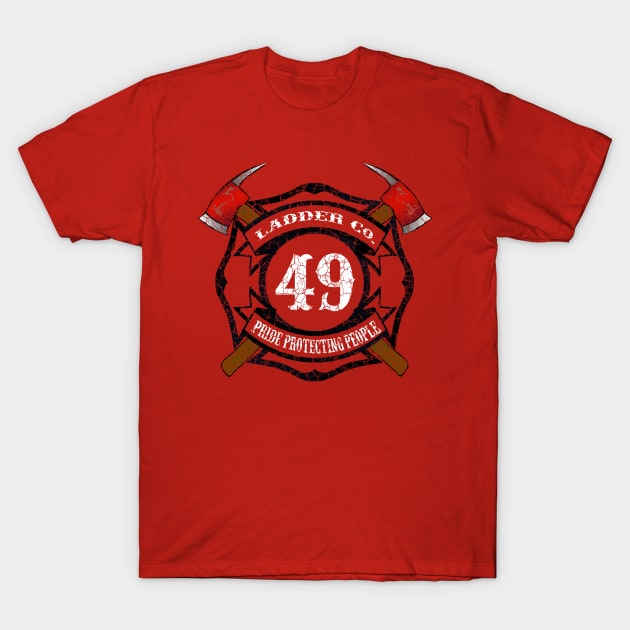 Ladder 49 T-Shirt by ianscott76